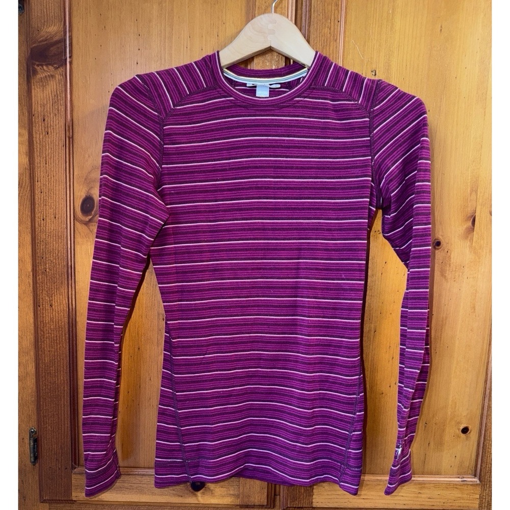 SmartWool Women's S Classic Thermal Base Layer Top Merino Wool Crew Pullover